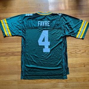 Brett Favre #4 Green Bay Packers Reebok Jersey / Men's Large